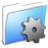 Aqua Smooth Folder Developer Icon 48x48 png